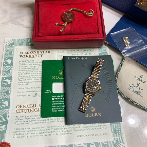 HP🎉ROLEX DATEJUST WATCH DIAMONDS - Picture 16 of 16